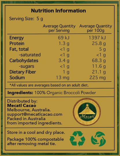 Organic Broccoli Powder