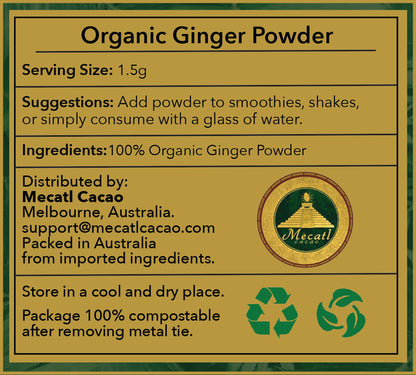 Organic Ginger Root Powder