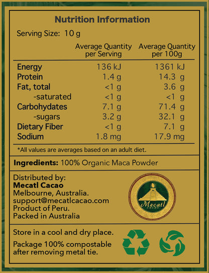 Organic Maca Root Powder