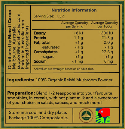 Organic Reishi Mushroom Powder