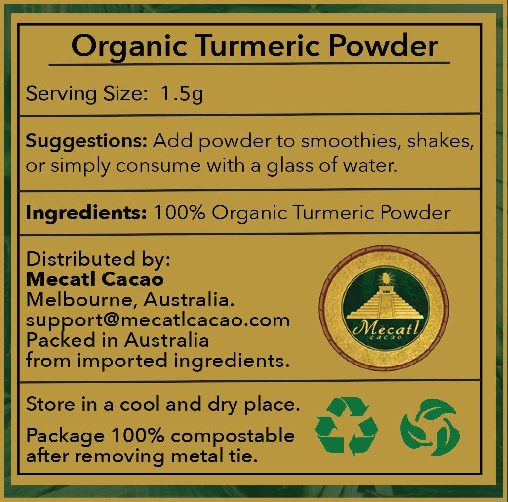 Organic Turmeric Root Powder